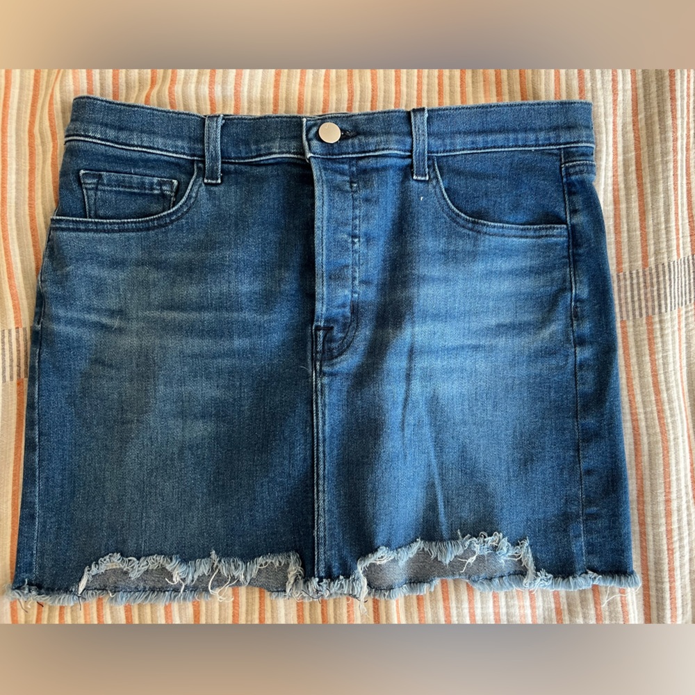 J Brand denim skirt with stretch